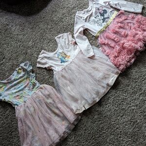 Girls 2T 3T Dresses Minnie Mouse Bluey Pink